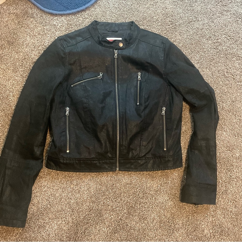 Levi's Black Leather Jacket